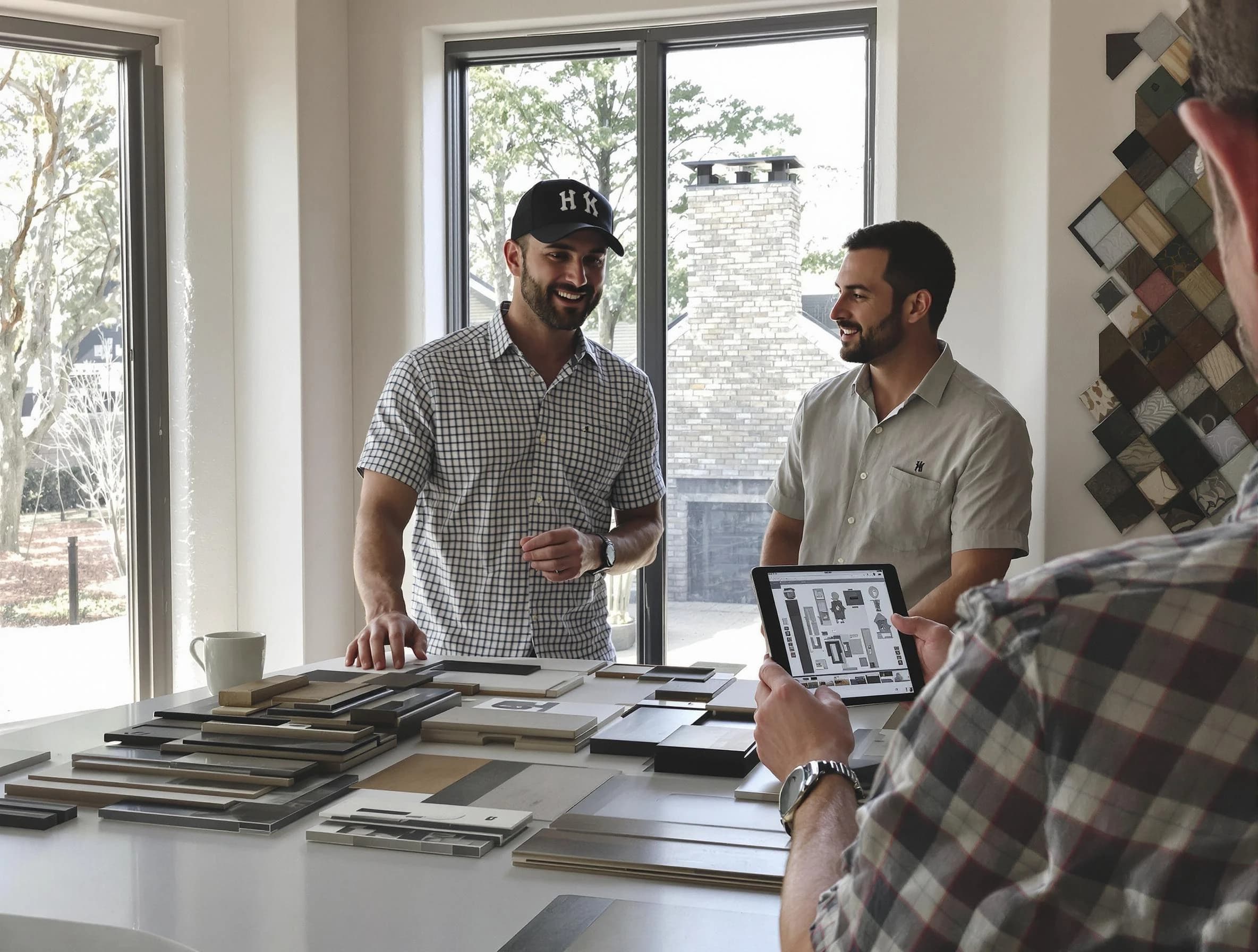 Conley Chimney Sweep remodeling a chimney and fireplace in Conley, GA