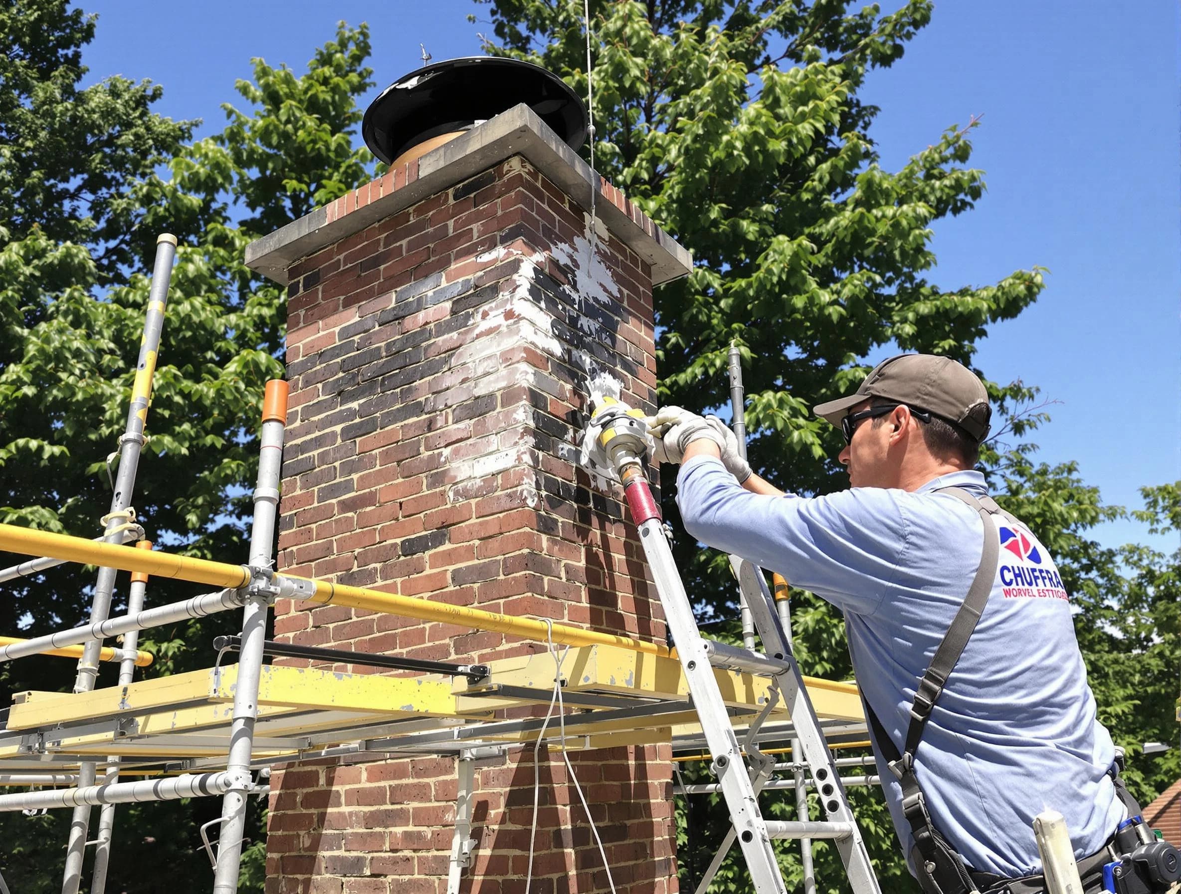 Structural chimney repair by Conley Chimney Sweep in Conley, GA