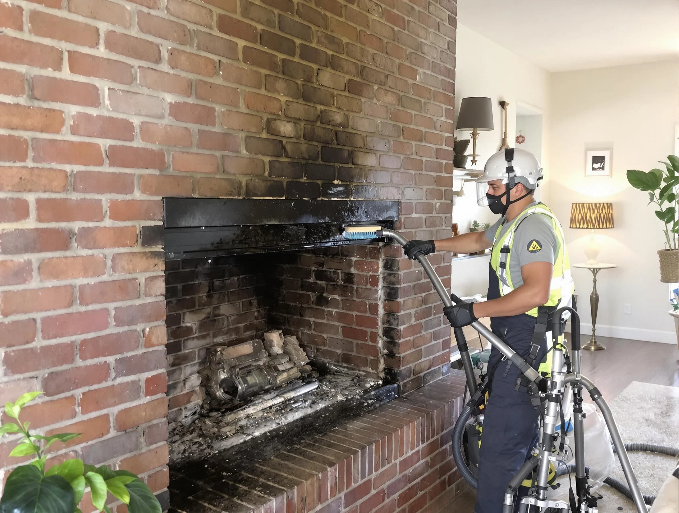 Conley Chimney Sweep providing fireplace cleaning services in Conley, GA