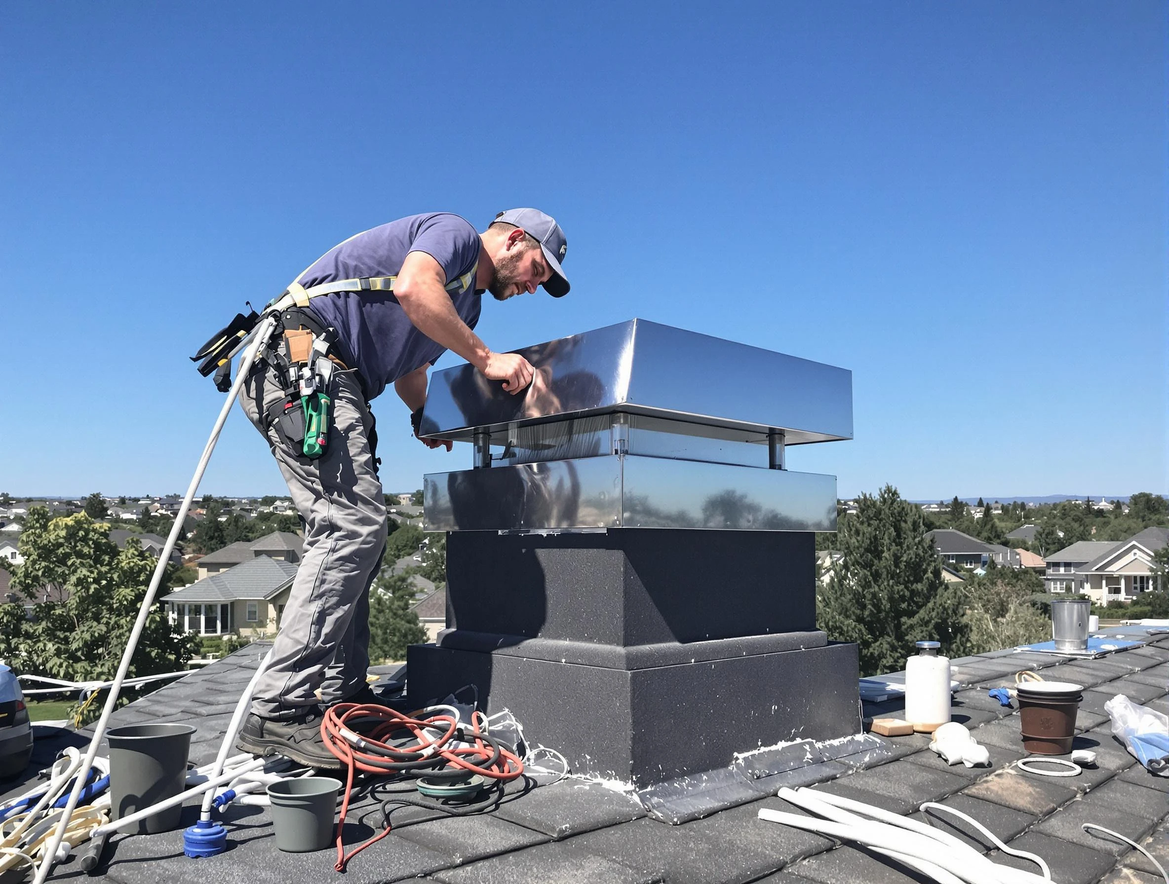 Chimney Cap Services service in Conley, GA