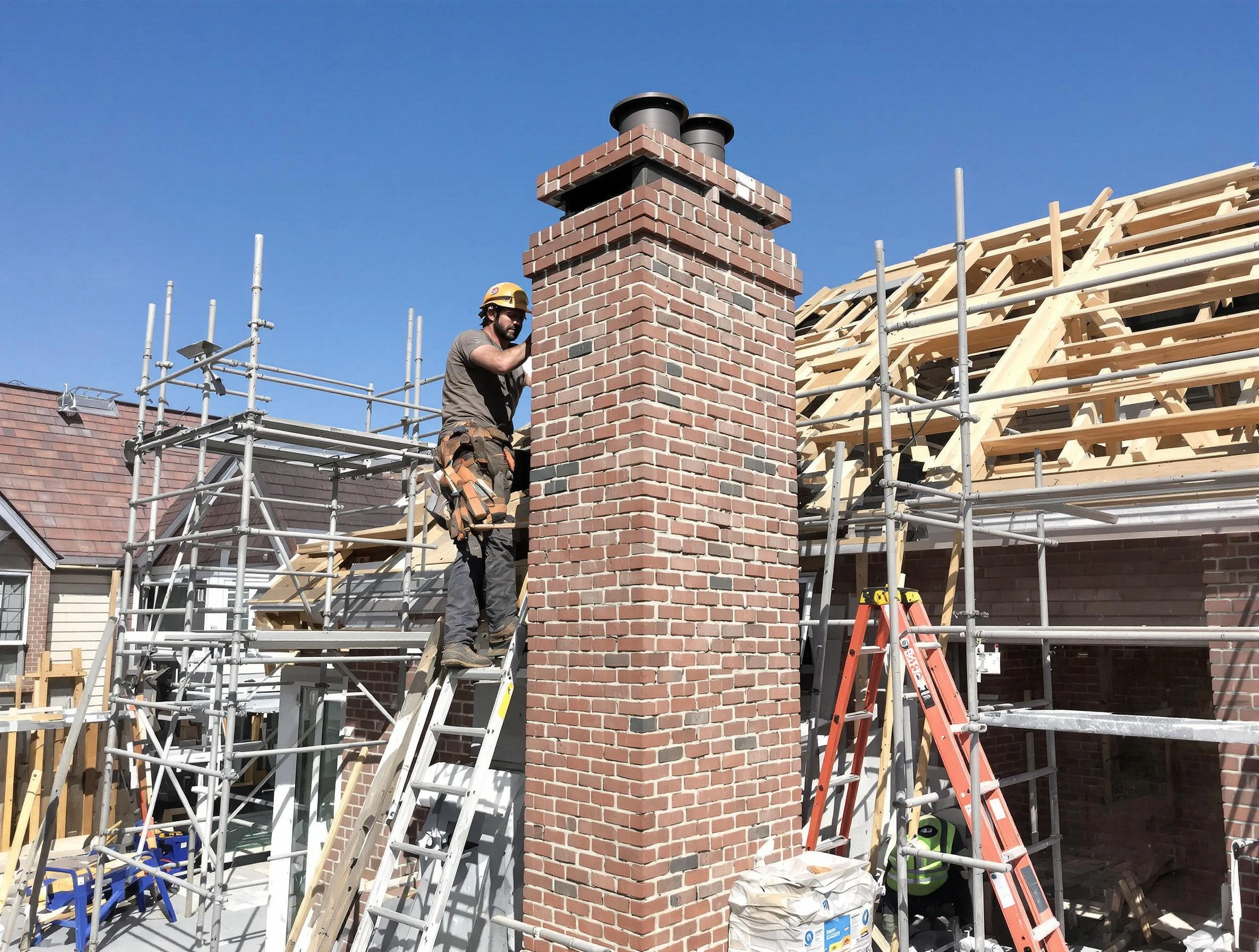 New chimney installation completed by Conley Chimney Sweep in Conley, GA